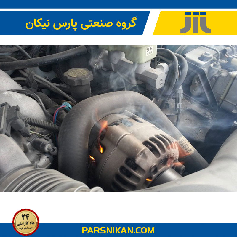 بوی سوختن و آتش سوزی برقی در خودرو